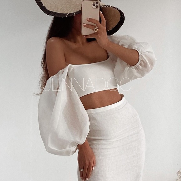 Zara Combination Organza Knit Top NWT - Picture 15 of 17